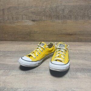 Converse Sunshine Yellow Canvas Low Top Sneakers Women's Size 7.5